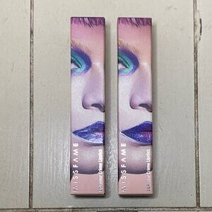 Miss Fame Beauty "Dirty Couture" (Sapphire Blue) Voyeur Creme Lipstick Lot Of 2